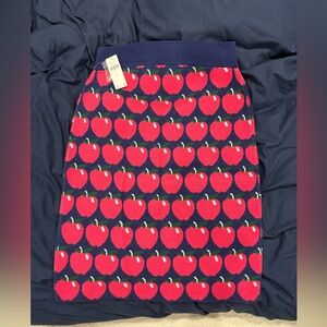 Maeve Anthropologie knit Apple skirt
